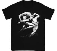 Classic Dante and Virgil in Hell Oversized Tee (2XL, Black)