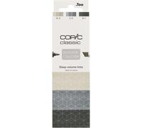 Classic Designer Collection Set Deep Volume Tints, Set De Marqueurs Avec 3 Nuances De Sable Et De Gris, Marqueur Twin Avec Une Pointe Large Et Une Pointe Fine[Z4171]