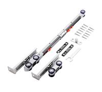 Classic Door System - Barn Roller Kit for Stainless | Premium Steel with Sliding Track, Strong Wheel Mechanism, Quiet Feature, Easy Mount Setup, Interior Wooden Door Application