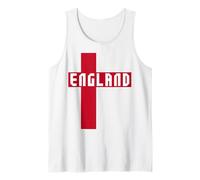 Classic England, Red & White, Women, Men & Kids England Flag Débardeur