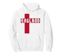 Classic England, Red & White, Women, Men & Kids England Flag Sweat à Capuche