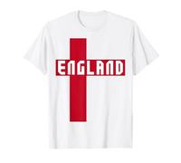 Classic England, Red & White, Women, Men & Kids England Flag T-Shirt