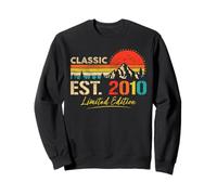 Classic Est. 2010 Limited Edition Vintage Year 2010 Birthday Sweatshirt