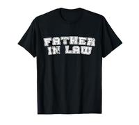 Classic Father-in-Law Varsity College Style Father's Day T-Shirt