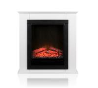 Classic Fire Cheminée Électrique Lugano - Poêle Électrique Autoportant avec Effe [EEK: D]