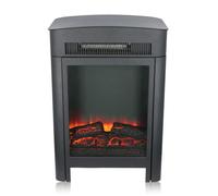 Classic Fire Cheminée Électrique Modena - Poêle Électrique Indépendant avec Effet de Foyer - 1800-2000 Watts - Noir