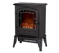 Classic Fire Cheminée Électrique Torino - Radiateur Électrique 2000W Chauffage d’Appoint avec Effet Flamme LED - Poêle Chauffant Décoratif sur Pieds avec Protection Surchauffe - Noir