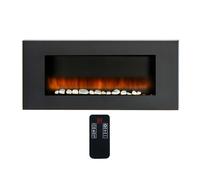 Classic Fire Électrique 105x48x12cm Noir