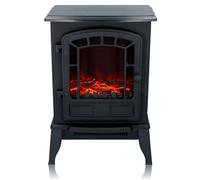 Classic Fire 'Torino' - Radiateur Électrique - Effet cheminée - 2000 W - Noir [EEK: D]