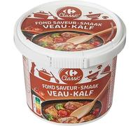CLASSIC' - Fond de Veau CARREFOUR | Onctueux et savoureux pour des plats gourmands | Idéal pour toutes vos recettes | la boite de 110g | LOT DE 4