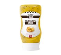 Classic Foods of America Fish & Chips Sauce 290g - Sauce Émulsionnée aux Pickles et Estragon, Idéale pour Poissons, Lobster Rolls, Sandwichs et Frites