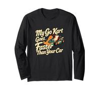 Classic Go Kart Racing Driver My Go Kart va Plus Vite Que Manche Longue