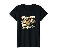 Classic Go Kart Racing Driver My Go Kart va Plus Vite Que T-Shirt Graphique avec Valeur