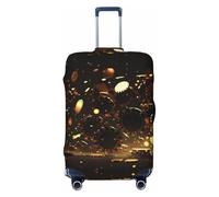 Classic Golden Casino Housses élastiques pour bagages de voyage 45,7 à 81,3 cm, noir, S