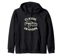 Classic Grandpa - Grand-père Papa Amateur de Voitures Classiques Sweat à Capuche