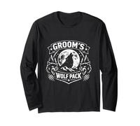 Classic Groom's Wolf Pack, Groomsmen Crew Party Friendship Manche Longue