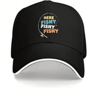 Classic Here Fishy Fisherman Youth Sports Confortable Casual Surprise Forgive Forever Trendy Rassemblement Cadeau d'étudiant Devenez de belles vibrations