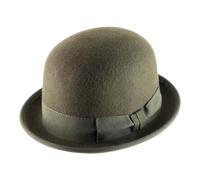 Classic Italy - Chapeau Melon Feutre Homme ou Femme Classic Melon - Taille 60 cm - Olive
