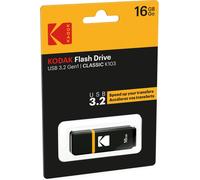 Classic K103 Series 16GB USB Flash Drive Universal Compatibility USB 3.0 - USB Key 54 x 12 x 6 mm - Read Speed 20MB/s Max - Write Speed 10MB/s Max - USB Stick - Black and Yellow