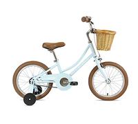 CLASSIC KIDS - Vélo à pédales pour garçons et filles, Roues d'entraînement amovibles, Freins de haute qualité, Roues de 16 pouces, 4 Couleurs (Classic Blue, 16": 3 - 7 ans (Hauteur de 96 à 120 cm)