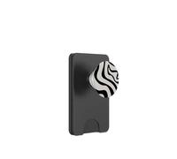 Classic Light Black and White Zebra Pattern PopSockets PopWallet pour MagSafe