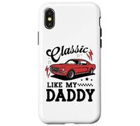 Classic Like My Daddy Retro Car Meme Design Coque pour iPhone X/XS