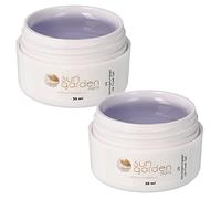 Classic Line Lot de 2 Gels de Finition UV, Transparents, avec Protection Contre le Jaunissement, Top Coat, Modelage des Ongles Haute Brillance, 30 ml