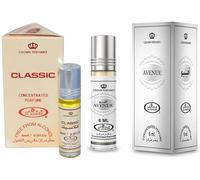 Classic & Love Apple Concentrated Perfume Oil Pack of 2 | Long-Lasting Alcohol-Free Roll-On Attar for Men & Women | 6ml Each