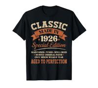 Classic Made 1926 Special Edition T-Shirt pour 100e Anniversaire T-Shirt