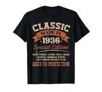 Classic Made 1936 Special Edition T-Shirt 90e Anniversaire T-Shirt