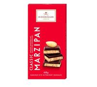 Classic Marzipan - Chocolat Allemagne d'amandes classique- Dégustation gourmande et intense d'un chocolat fin et aromatique - Super idée de cadeau, fêtes - Compatible avec Niederegger - 110g