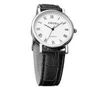 Classic Mens Watch | Leather Strap Watches - Comfortable Fashionable Leather Strap Watches, Convenient to Read Mens Casual Wristwatch, Business Watch for Men
