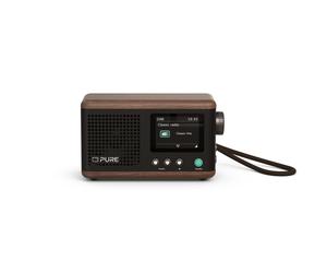 Classic Mini - The Charming Portable Digital Radio, Coffee Black/Walnut