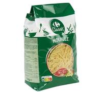 CLASSIC' - Pâtes nouilles CARREFOUR | Savoureux et onctueux pour vos plats | Parfaites pour les recettes gourmandes | la paquet de 1Kg | LOT DE 4