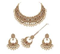 Classic Pearl Circle Reverse AD Ensemble ras du cou (LCT)