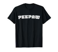 Classic Peepaw Varsity College Style Father's Day Pee-Paw T-Shirt