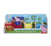 Classic Peppa Pig - Train De Papy Pig En Bois Avec 1 Personnage