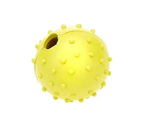 Classic Pet Products Rubber Pimple Ball with Bell, 40 mm, Yellow