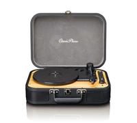 Classic Phono TT-116BK - Platine vinyle rétro Bluetooth avec haut-parleurs intégrés - Noir / Euro / Type-C (CEE 7/16)