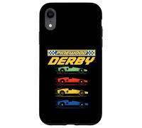 Classic Pinewood Derby Pop Art Cub Scouts Retro Race Cars Coque pour iPhone XR