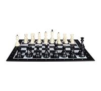 Classic Plastic Chess Set with Resin Pieces, Interactive Educational Toy for Kids Beginners, Enlightenment Game