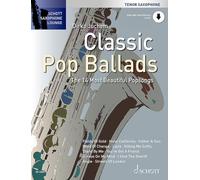 Dirko Juchem – Ballades pop classiques – Saxophone ténor – Recueil + enregistrements en ligne – Schott