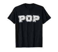 Classic Pop Varsity College Style Graphic Father's Day T-Shirt