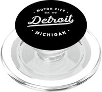 Classic Retro Vintage Detroit Michigan Motor City PopSockets PopGrip pour MagSafe