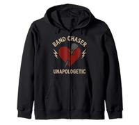Classic Rock Groupie Life Bande de vinyle Tour Bus Queen Sweat à Capuche