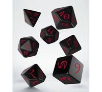 Classic Rpg Pack Dés Noir & Rouge (7)