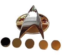 Classic Sci-Fi Trek TNG Lot de 5 broches de communication Taille normale, Émail, agate