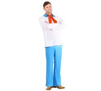 Classic Scooby Doo Men's Fred Fancy Dress Costume X-Large
