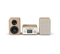 PURE Classic Stereo Mini Bianco Cotone Quercia Radio DAB+ FM CD Bluetooth USB