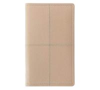 Classic Stitch Soft Travel Wallet Peach